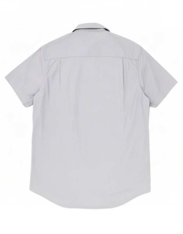 Asociación de Polo de EE. UU. Camisa Manga Corta Hombre Algodón Azul Medio