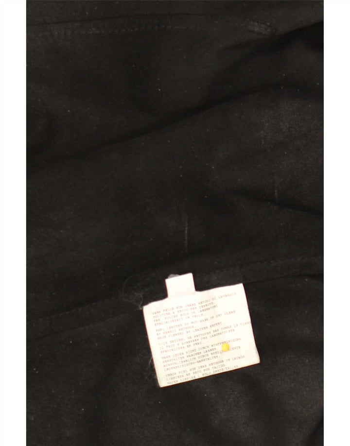 Koszula skórzana damska vintage IT 50 XL czarna