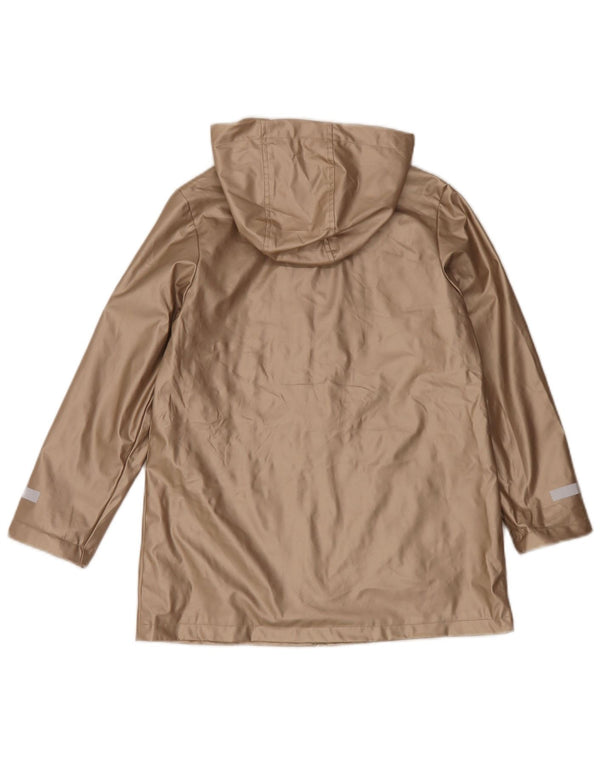 Impermeabile con cappuccio per ragazze Marks & Spencer 9-10 anni in poliuretano dorato