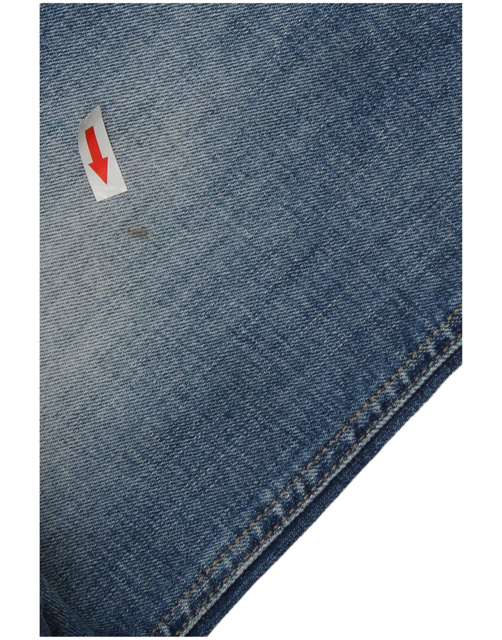 Jeans dritti invecchiati da uomo Jack & Jones W32 L32 cotone blu