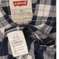 Levi's Chemise Homme 2XL Bleu Carreaux Lin