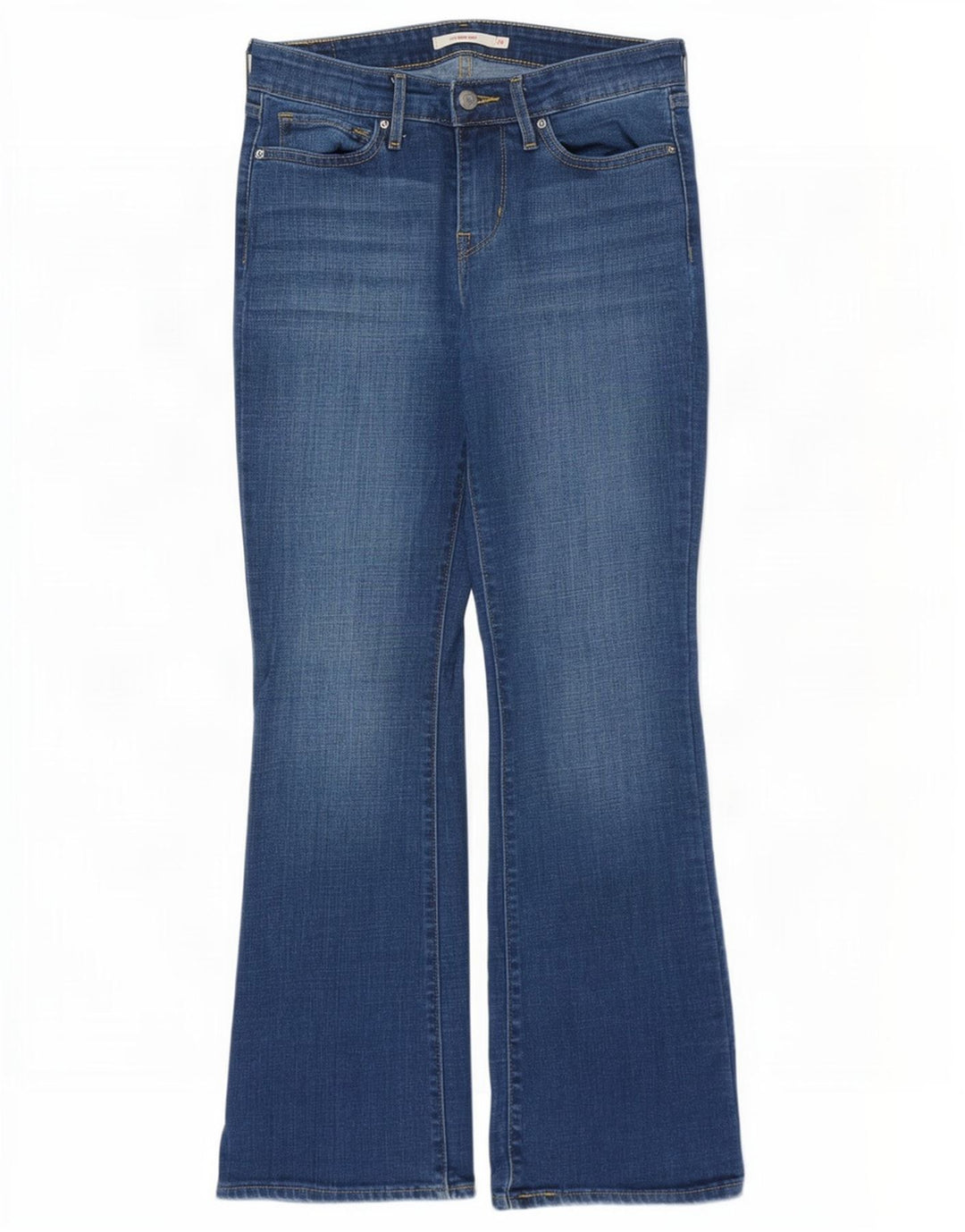 Calça jeans feminina Levi's 715 Bootcut W28 L28 azul algodão