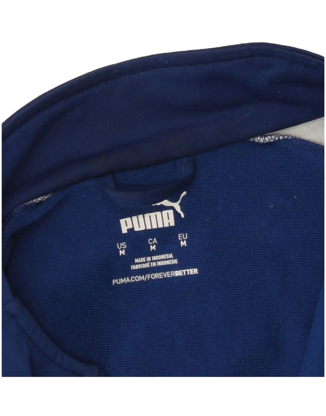 Puma Veste de Survêtement Homme Bleu Moyen Colourblock