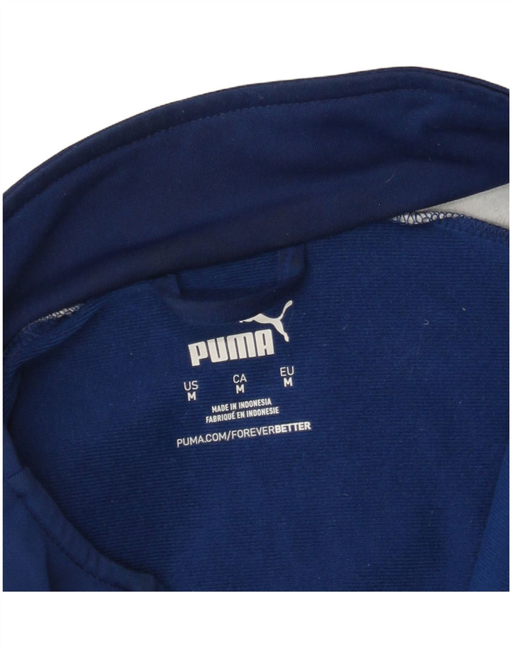 Puma Veste de Survêtement Homme Bleu Moyen Colourblock