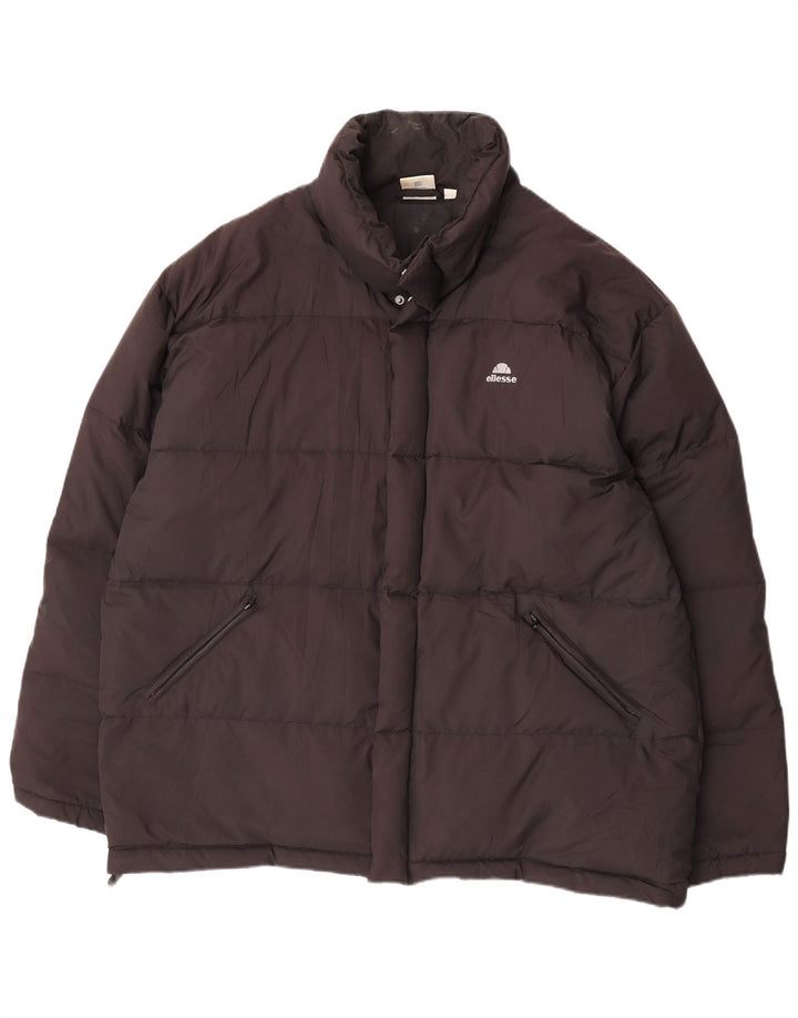 Ellesse Mens Padded Jacket UK 44 2XL Black Polyester