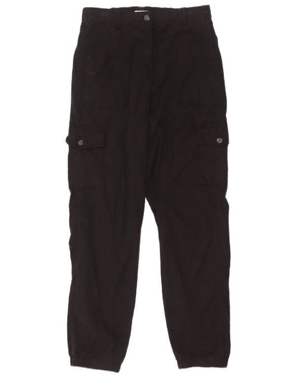 Marks & Spencer Joggers Cargo Bukser UK 10 Small W28 L30 Sort