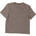 ZARA Womens Crop T-Shirt Top UK 10 Small Grey Polyester Vintage Zara and Second-Hand Zara from Messina Hembry 