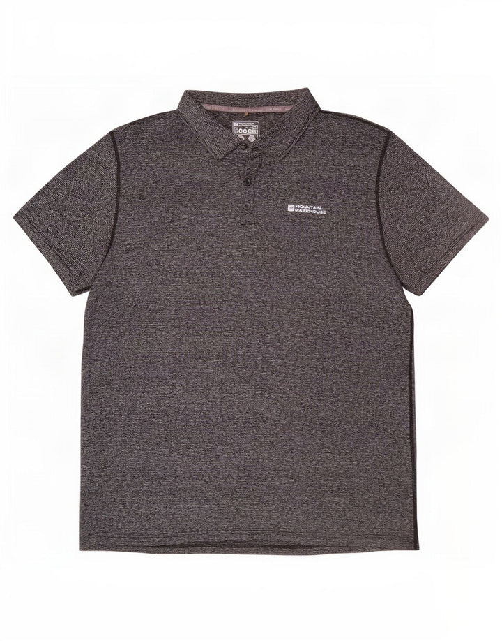 Męska koszulka polo IsoCool XL, szara, nakrapiana, Mountain Warehouse