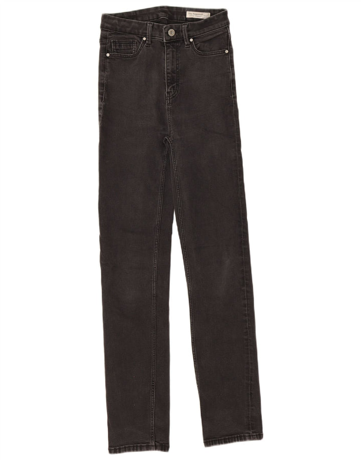 Marks & Spencer Womens Sienna Straight Jeans UK 8 Small W24 L30 Grey