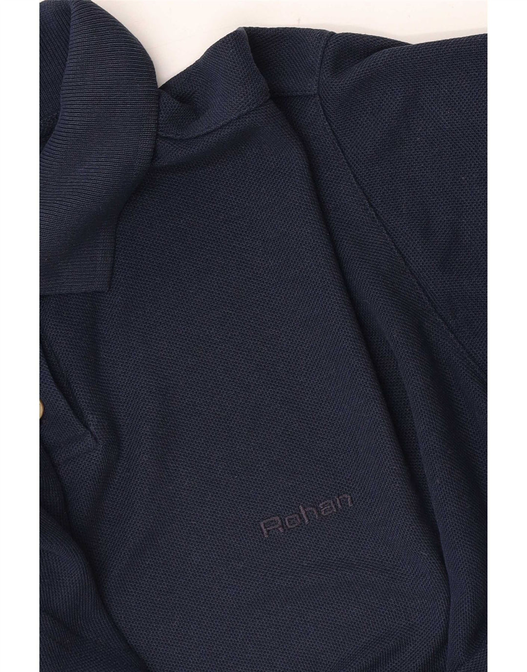 Rohan Womens Polo Shirt UK 12 Medium Navy Blue