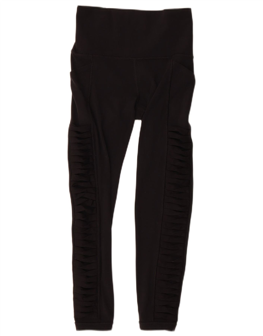 ATHLETA Womens Crop Leggings UK 4 XS Black Nylon