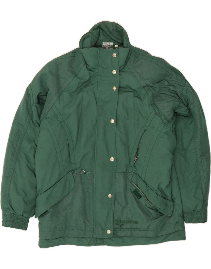 SERGIO TACCHINI Womens Oversized Windbreaker Jacket EU 40 Medium Green Vintage Sergio Tacchini and Second-Hand Sergio Tacchini from Messina Hembry 