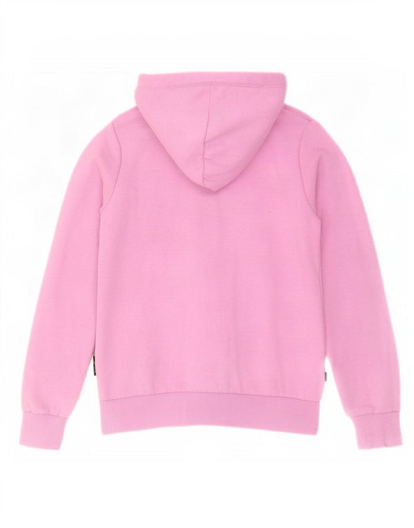 Felpa con cappuccio da donna Superdry UK 6 XS cotone rosa