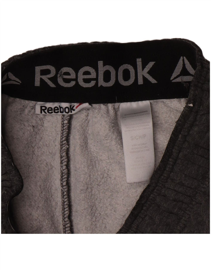 Reebok Herre grafiske sportsshorts Små grå bomuld