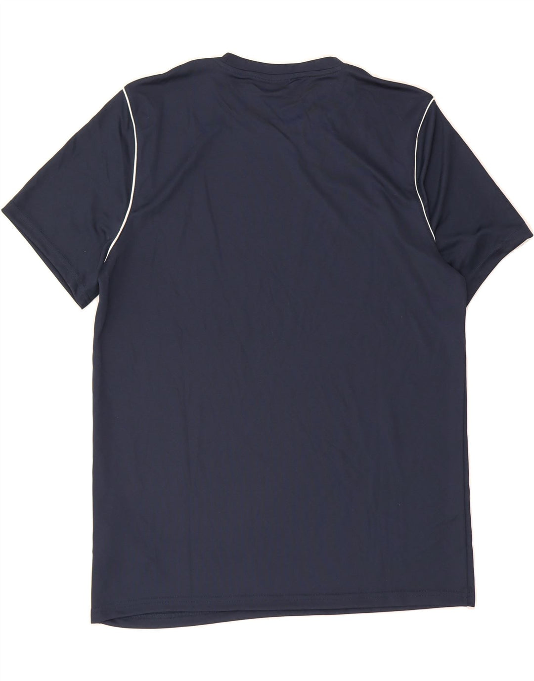 NIKE Mens Dri Fit Slim Fit T-Shirt Top Large Navy Blue Polyester Vintage Nike and Second-Hand Nike from Messina Hembry 