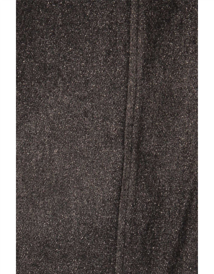 Ted Baker Mens Overcoat Size 2 Small Grey Flecked Wool