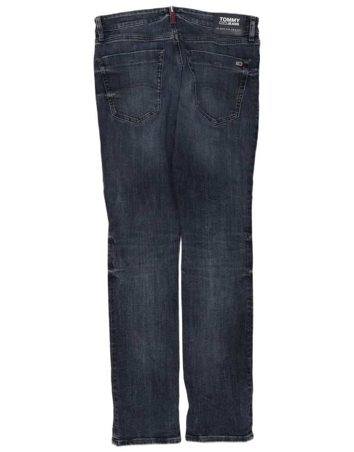 Tommy Hilfiger Herre Slim Jeans W32 L32 Blå