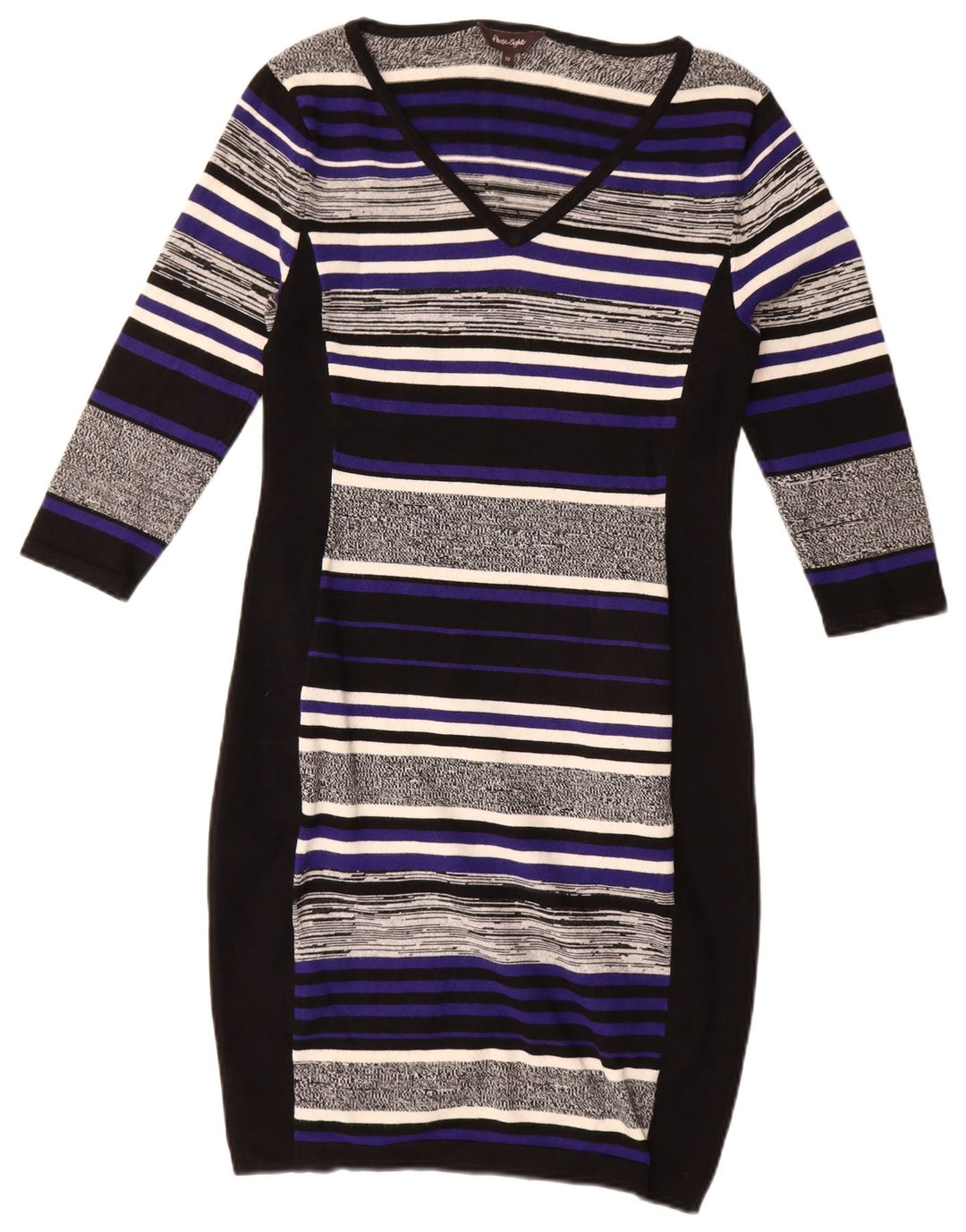 Phase Eight Robe pull pour femme UK 12 Medium Multicolore Rayé