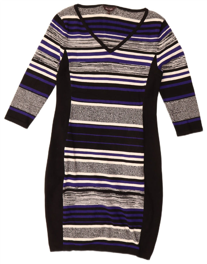 Phase Eight Robe pull pour femme UK 12 Medium Multicolore Rayé
