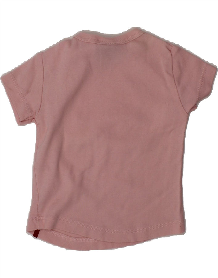 LEVI'S Baby Girls Graphic T-Shirt Top 9-12 Months Pink Cotton Vintage Levi's and Second-Hand Levi's from Messina Hembry 