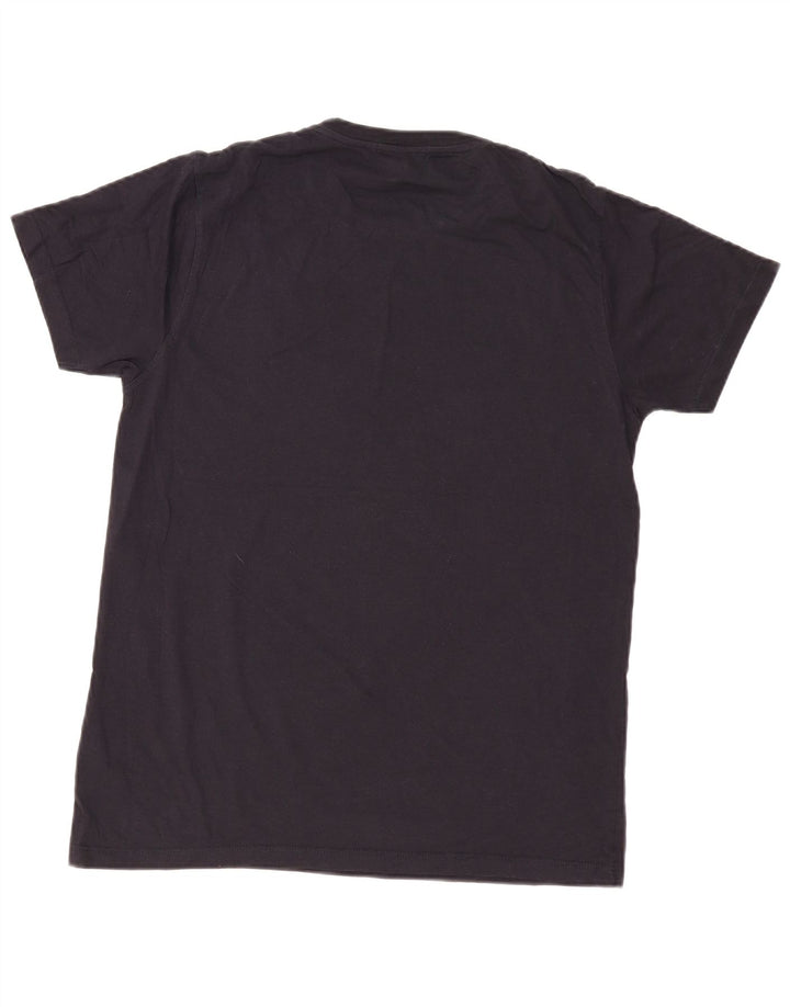 French Connection Mens Graphic T-Shirt Top Large Black Cotton