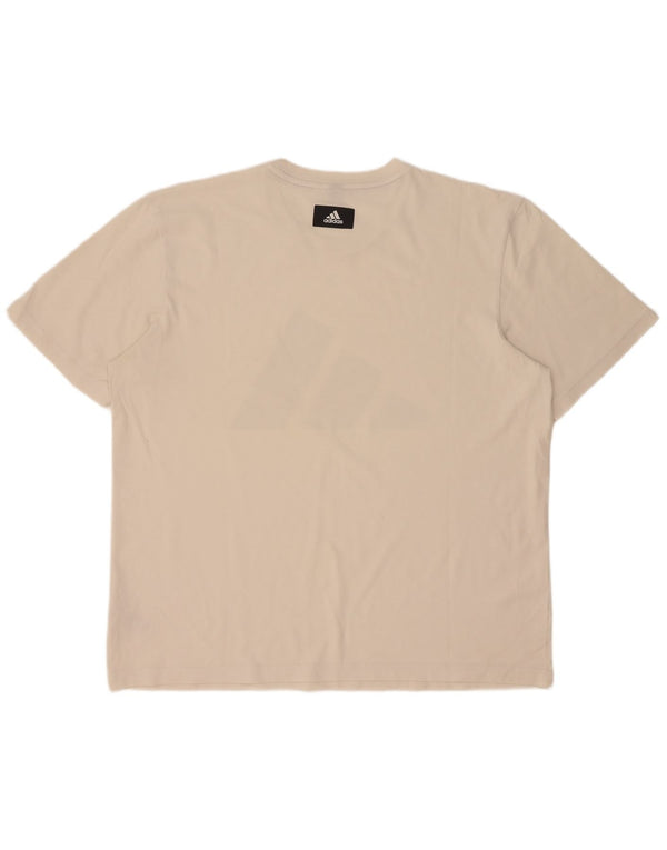 Camiseta Adidas Masculina Graphic Top XL Algodão Branco