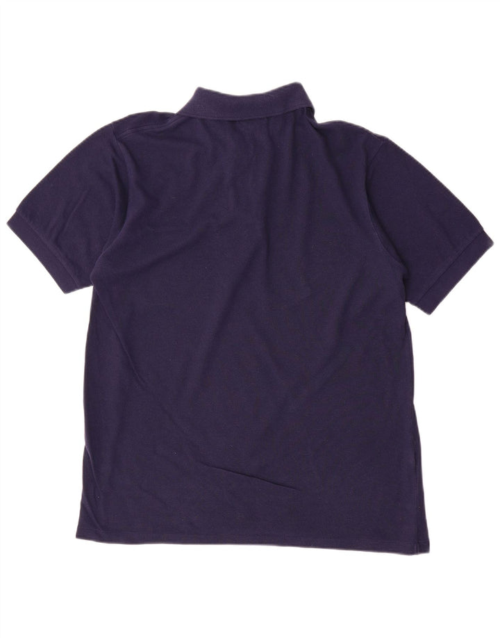 Lacoste Mens Polo Shirt Size 3 Small Navy Blue Cotton