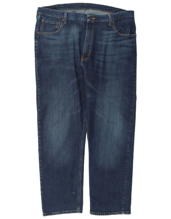 Męskie jeansy Wrangler o swobodnym kroju W40 L30, granatowe, bawełniane