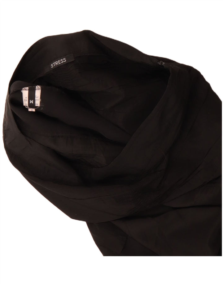 Gonna a tulipano vintage da donna media W30 acetato nero