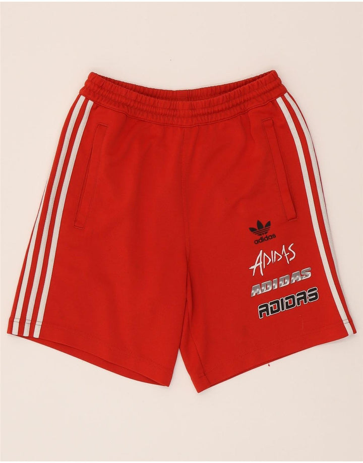 Мужские спортивные шорты ADIDAS с рисунком, маленькие красные, полиэстер