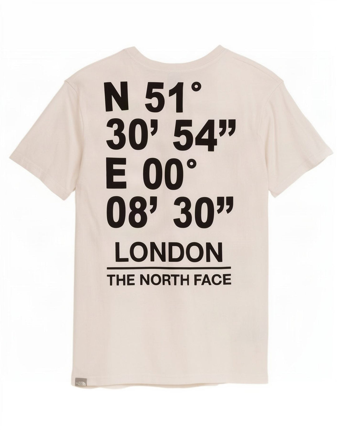 The North Face Herre grafisk T-shirt Top Medium Hvid Bomuld
