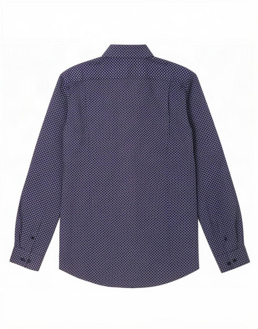 Camisa para hombre Guide London Small de algodón a cuadros azul marino