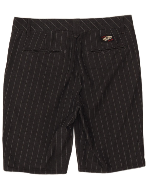 Vans Herre Chino Shorts W32 Medium Black Pinstripe Polyester
