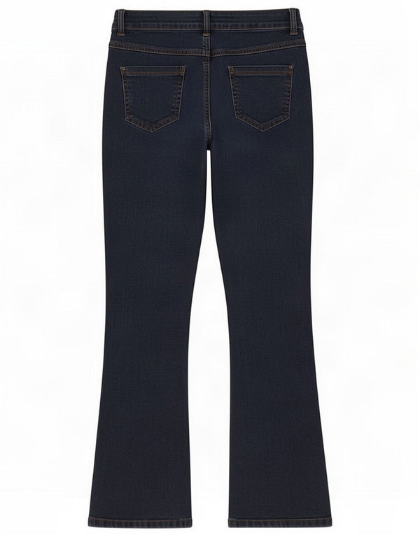 Max & Co. Damen Bootcut Jeans UK 12 Medium W34 L30 Marineblau Klassisch