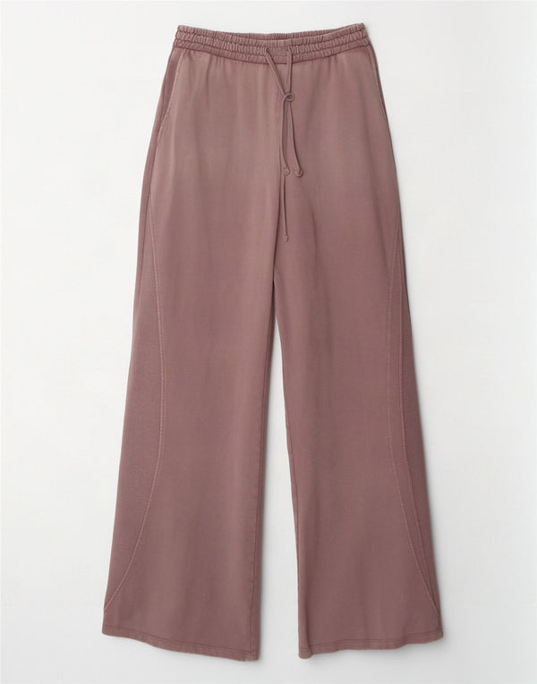 Zara Damen-Trainingshose mit weitem Bein, UK 12, Mittelviolett