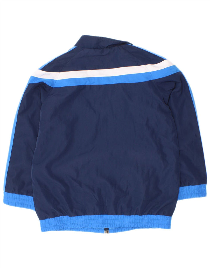 Adidas Jungen-Trainingsanzug-Top-Jacke, 3–4 Jahre, marineblaues Farbblock-Polyester