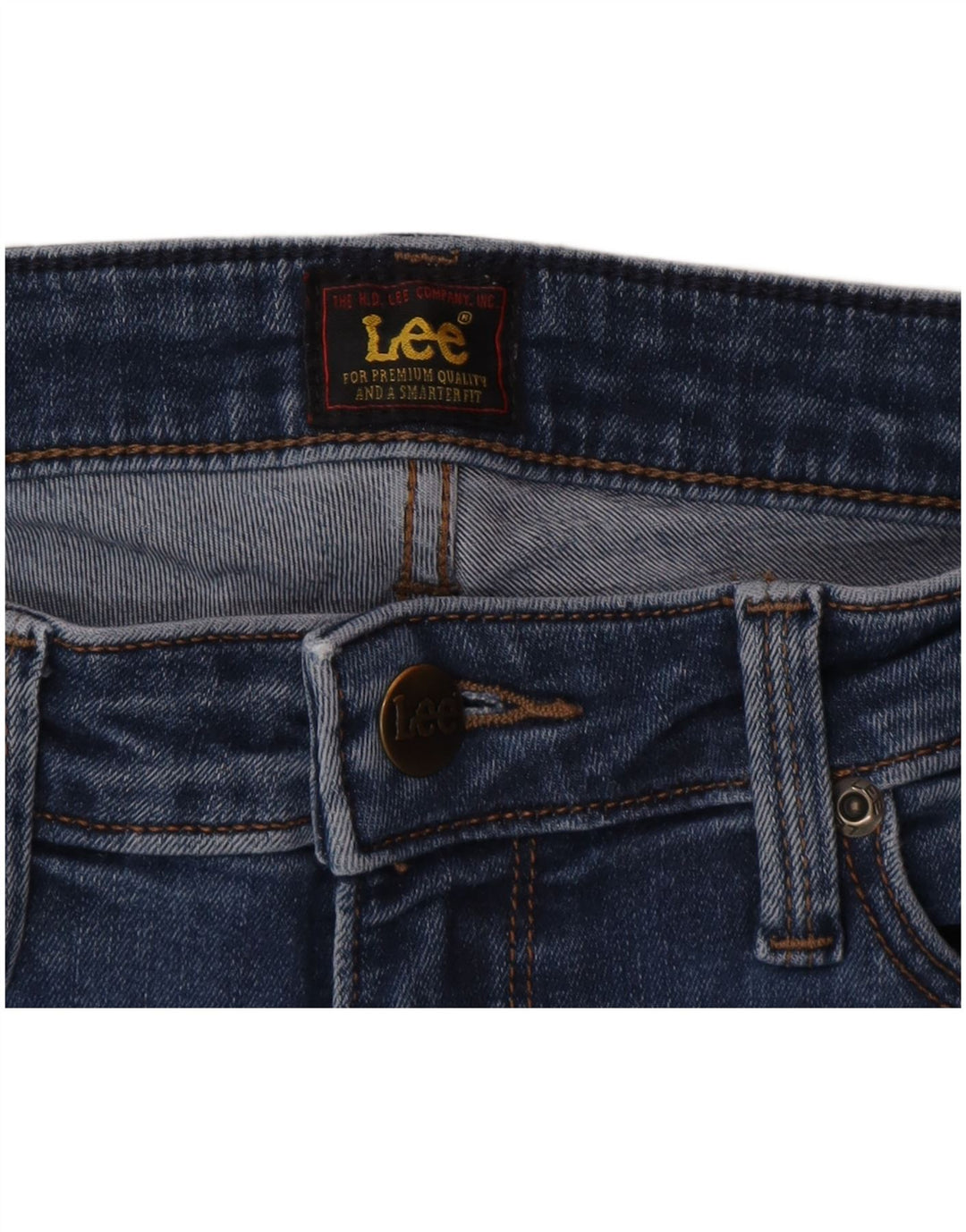 Lee Damen Skinny Jeans W24 L27 Blau