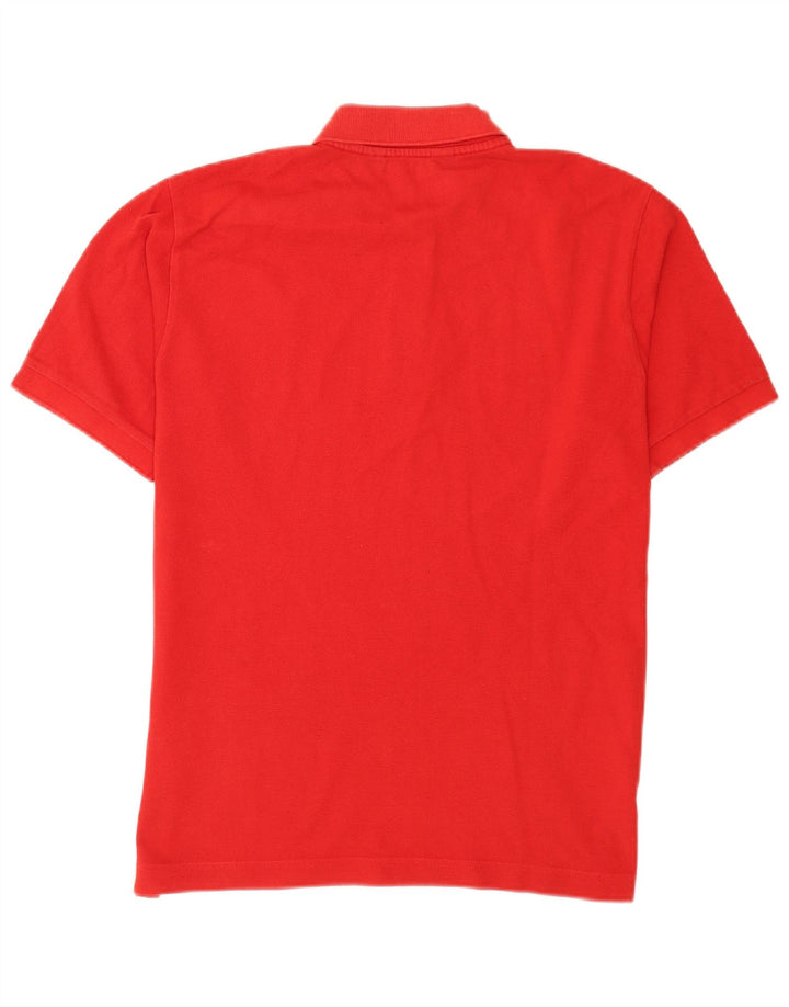 Kappa Mens Polo Shirt Medium Red Cotton