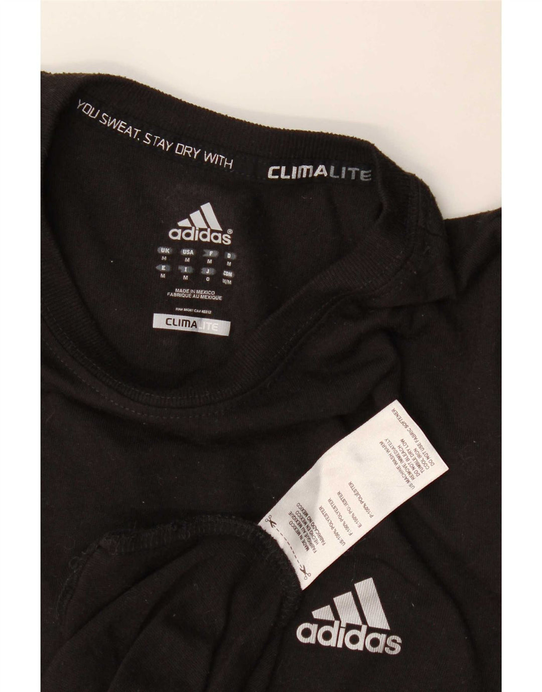 Adidas muška Climalite majica kratkih rukava srednji crni poliester