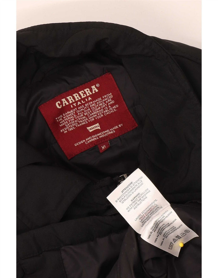 Carrera muški podstavljeni kaput UK 42 XL crni poliester