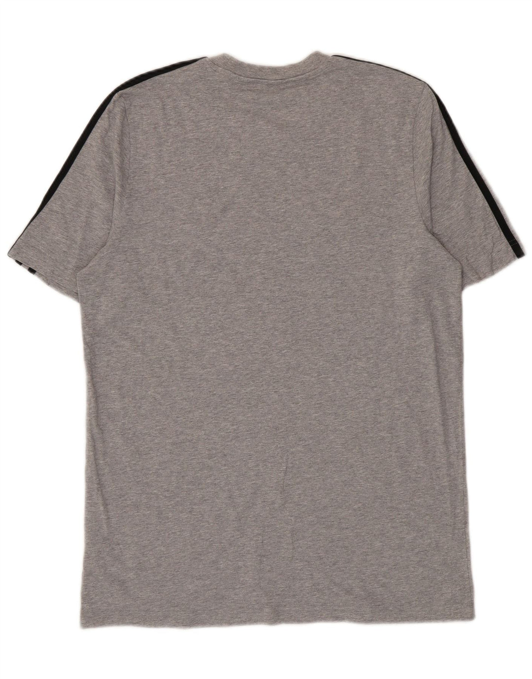 Adidas Mens T-Shirt Top Large Grey Flecked Cotton