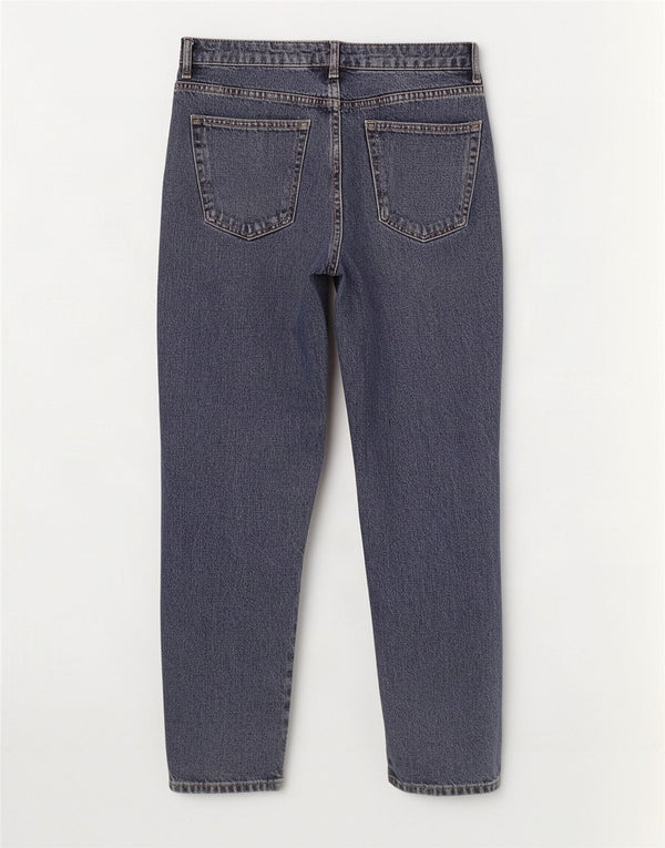Jeans affusolati mamma da donna Topshop W30 L27 cotone blu