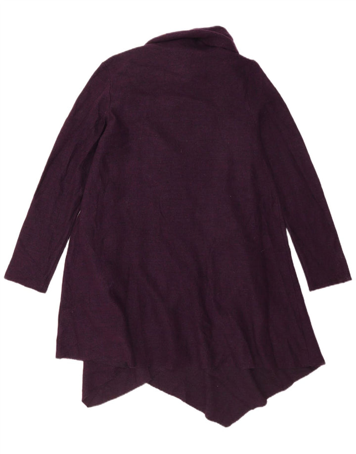 Phase Eight Womens Longline Oversized Cardigan Sweater UK 10 Small Purple