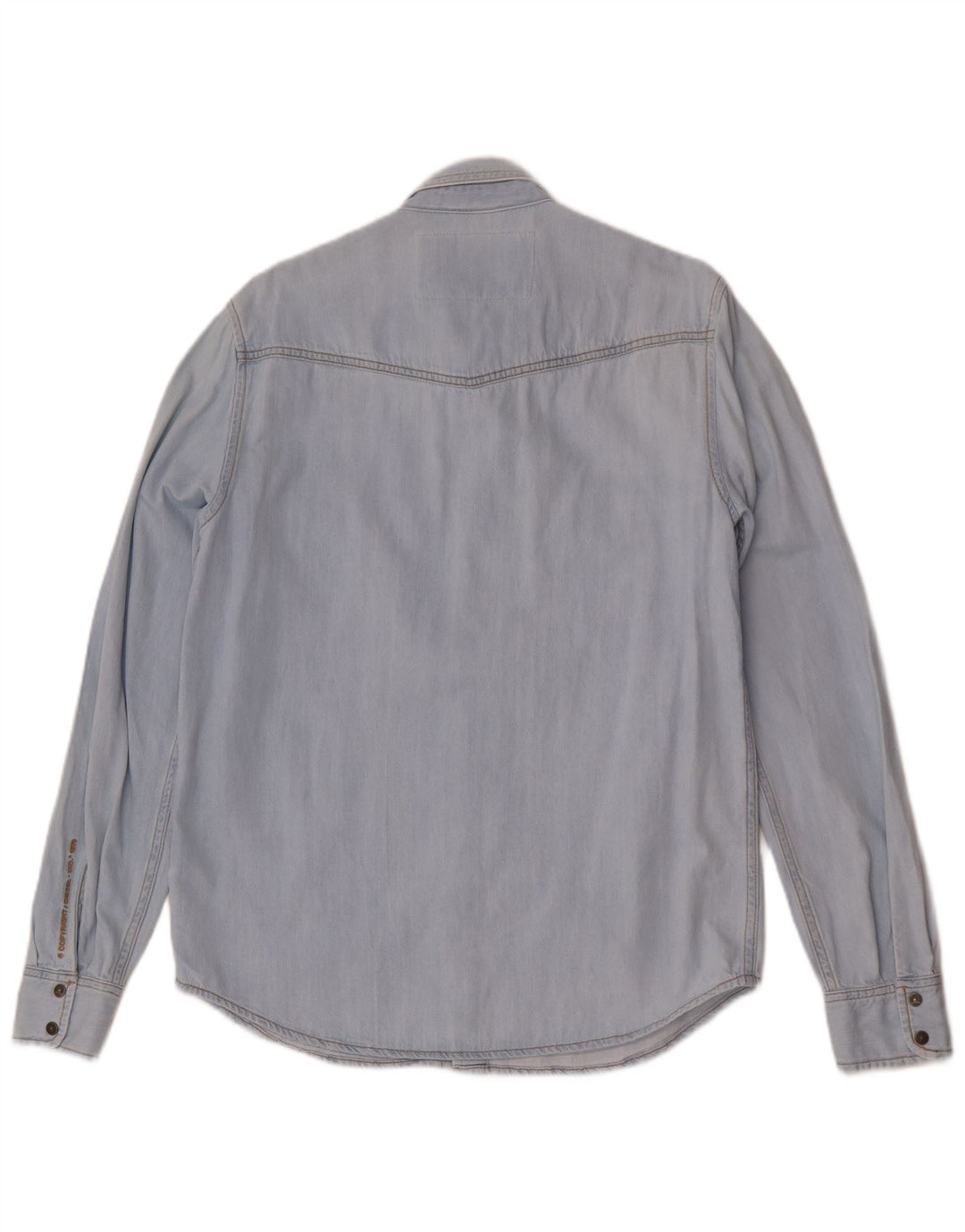Diesel Chemise en Jean Large Bleu Coton Homme