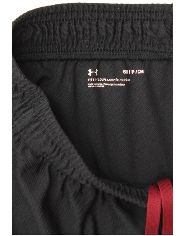 Damskie spodnie dresowe Under Armour UK 10, małe, czarne, poliestrowe
