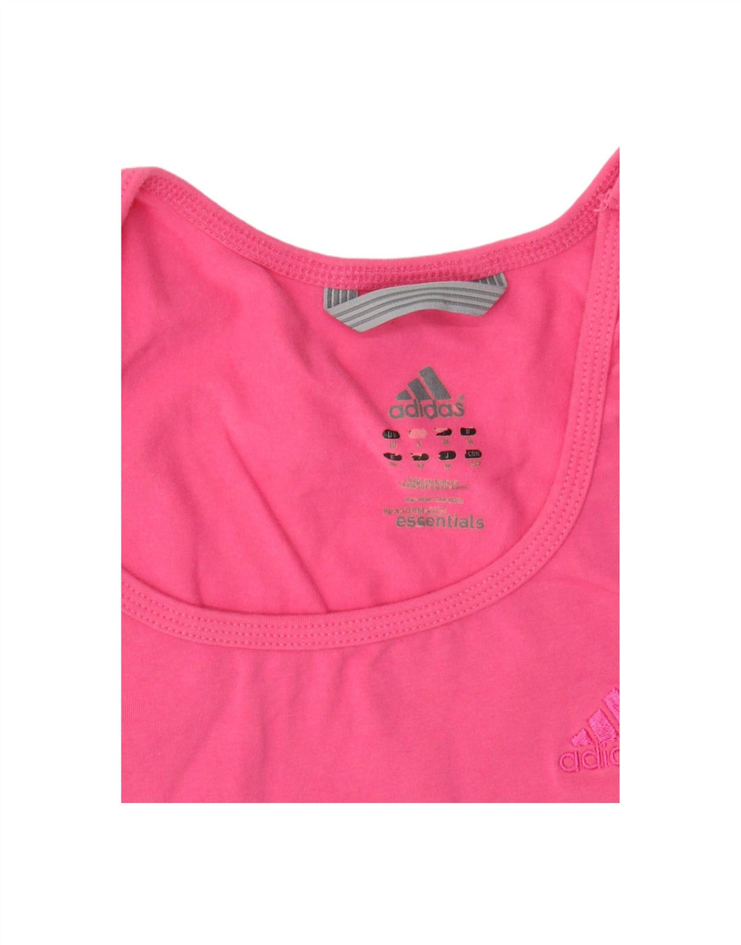 ADIDAS Womens Vest Top UK 10 Small Pink