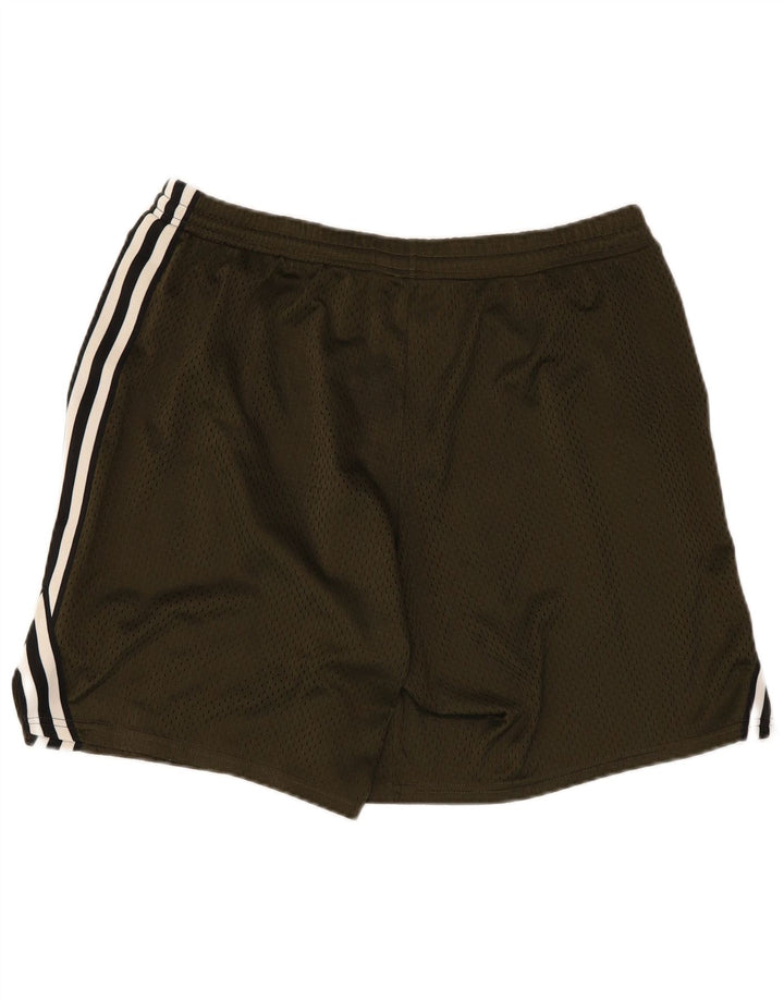 Champion Mens Sport Shorts Large  Green Striped Polyester