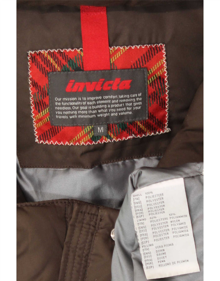 Chaqueta acolchada con capucha para mujer Invicta UK 42 Poliéster marrón medio