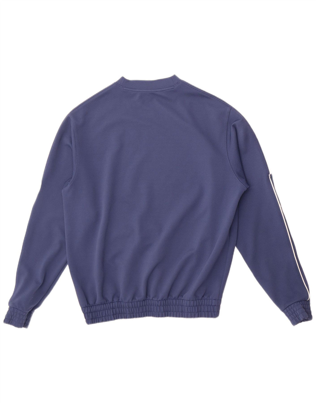 Adidas Mens Sweatshirt Jumper Medium Blue Colourblock Polyester