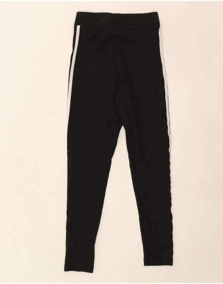 ADIDAS Womens Leggings UK 8 Small  Black Cotton Vintage Adidas and Second-Hand Adidas from Messina Hembry 